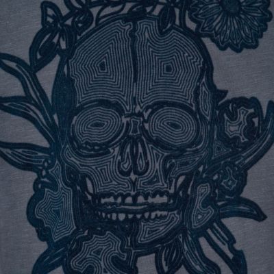 Boys navy skull t-shirt